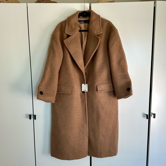 Caramel Boucle Coat - Picture 7 of 11